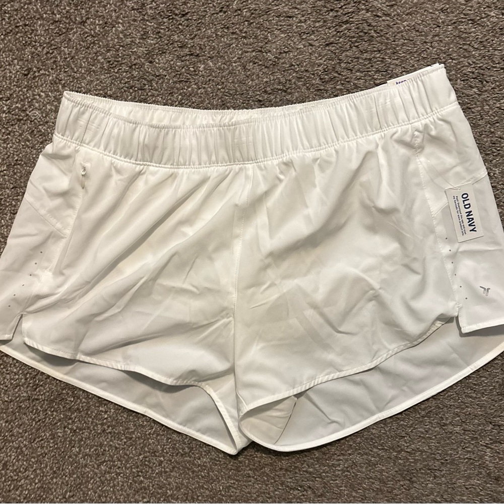 Old Navy Women's Athletic White Shorts